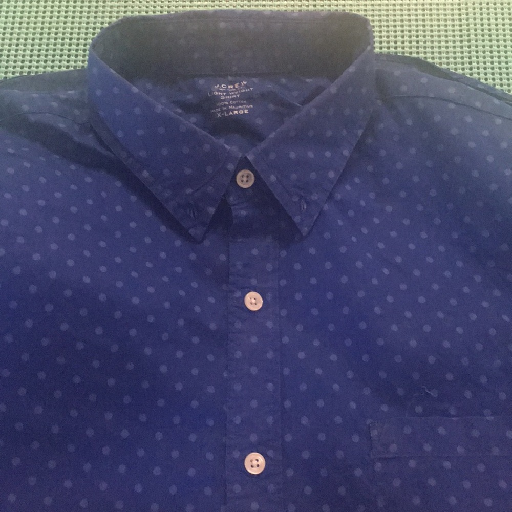 j crew lightweight  shirt XL